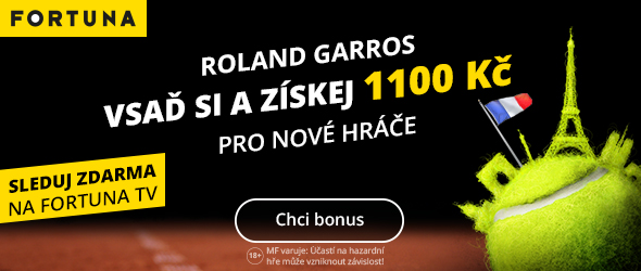 Roland Garros / French Open 2018 - program, informace, video a online přenosy živě 1 French Open 2018 - získejte bonus 600 Kč na váš první vklad + 500 Kč za ověření!