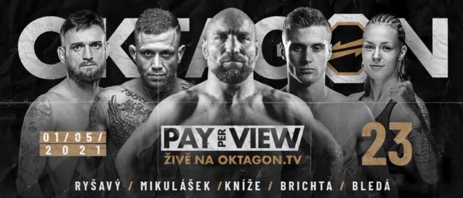 Oktagon 23 program, výsledky, karta, živě