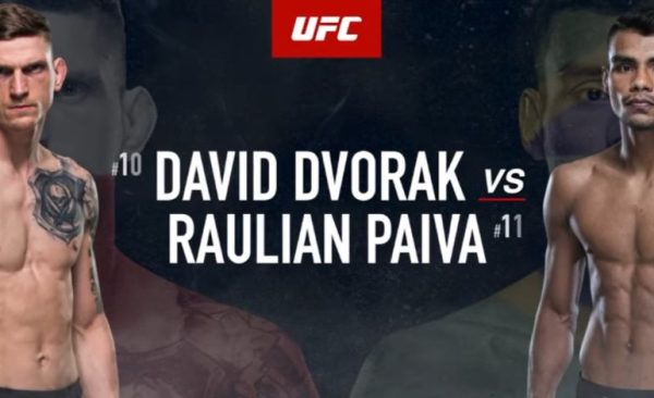 UFC Dvořák vs. Paiva – program, zápasová karta, výsledky, live streamy