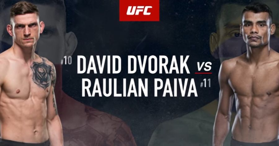 UFC Dvořák vs. Paiva - program, online
