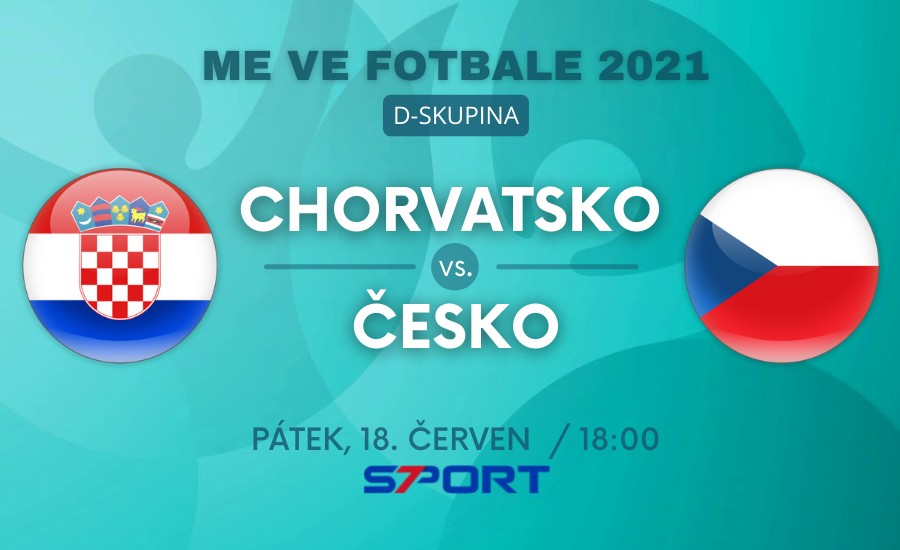 Chorvatsko-Česko live EURO 2021 - druhé utkání české reprezentace