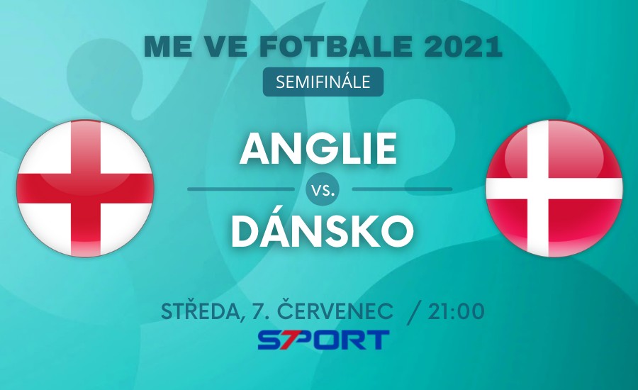 EURO 2021 semifinále: Anglie – Dánsko 2:1 pp. Anglie jde po prodloužení do finále! 1 Anglie - Dánsko live EURO 2021 zápas semifinále dnes