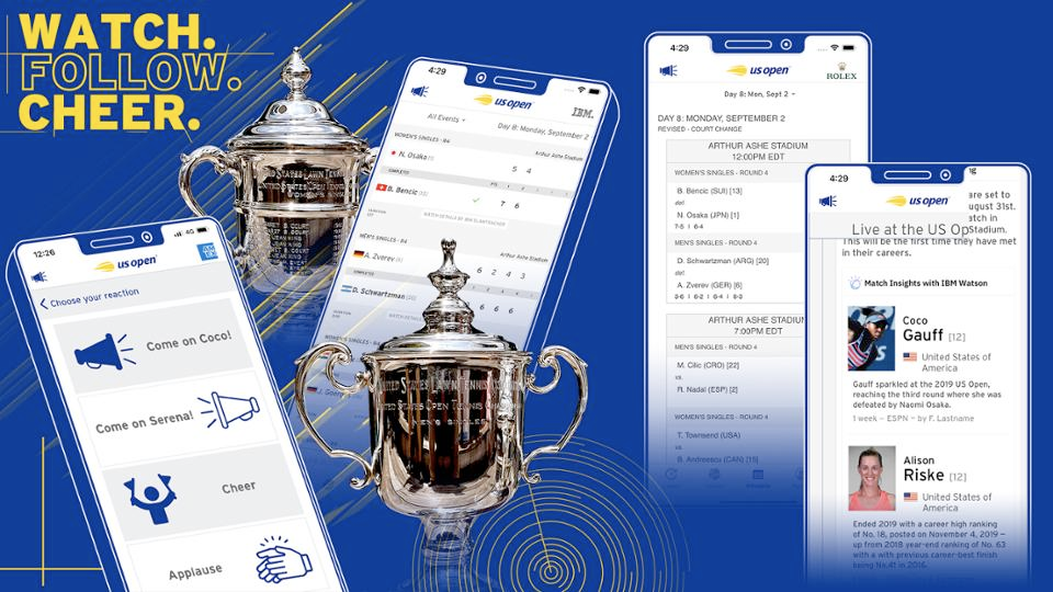 US Open 2021 live v mobilu