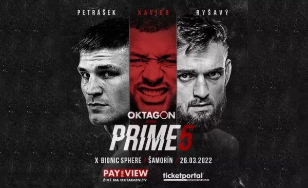 Oktagon Prime 5 (26. 3. 2022) – program, karta, live přenosy a online výsledky. Prime ovládl Veličkovič!