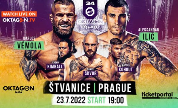 Oktagon 34 Štvanice (23.7. 2022) – program, karta, výsledky, VIDEO z váženia. Sledujte Oktagon tiskovou konferenci!
