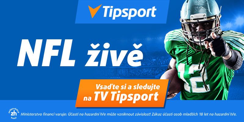 NFL živě na TV Tipsport 800x400