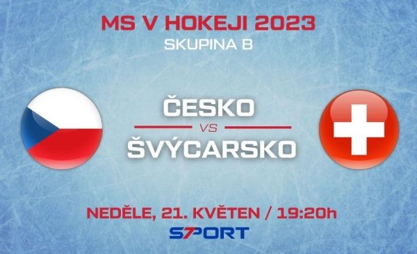 Česko – Švýcarsko MS v hokeji 2023: sestavy, live stream zdarma