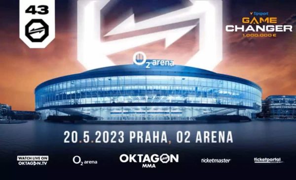 Oktagon 43 Praha (20.5.) – program, karta, výsledky. Sledujte Oktagon live stream!