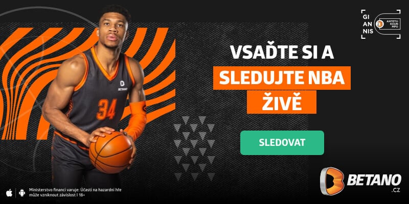 BETANO Vsaďte si a sleduje NBA živě