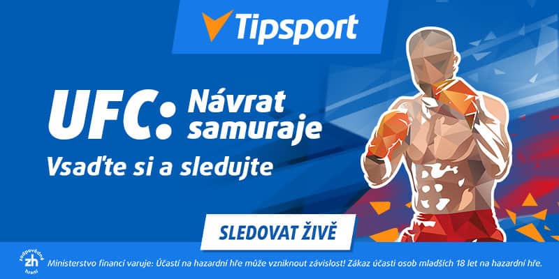 Tipsport UFC: Návrat samuraje Vsaďte si a sledujte