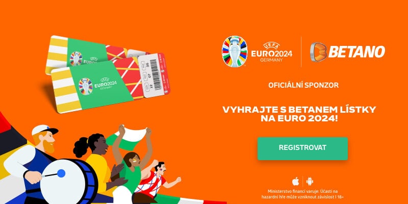 Betano soutez o vstupenky na EURO 2024