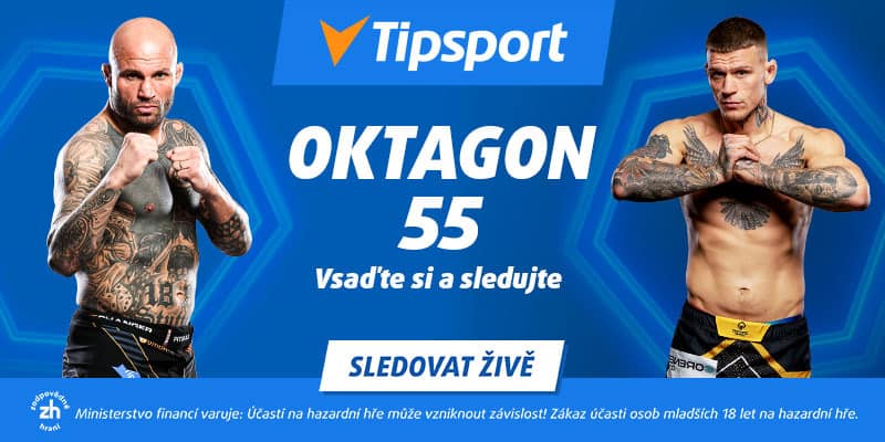Oktagon 55 živě live stream na TV Tipsport