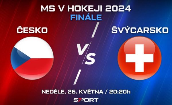 Česko – Švýcarsko finále MS v hokeji 2024: sestavy, výsledek, sestřih