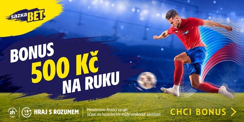 Sazka bonus 500kč na ruku