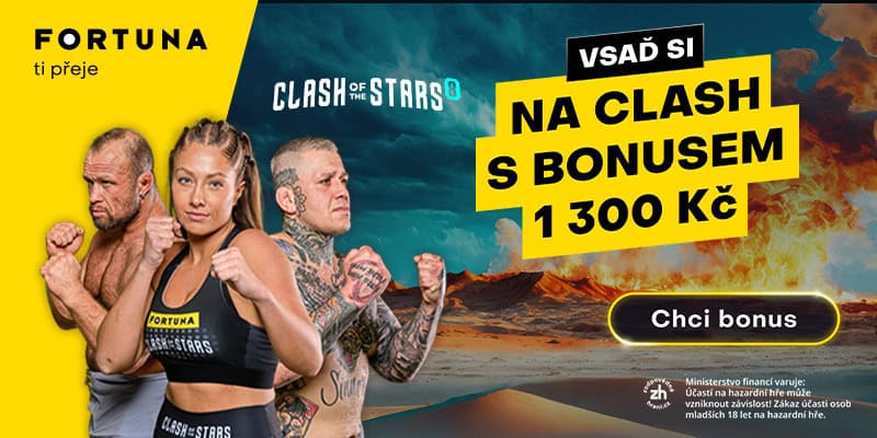 Vsaďte si na Clash of the Stars 8 s bonusem zdarma od Fortuny