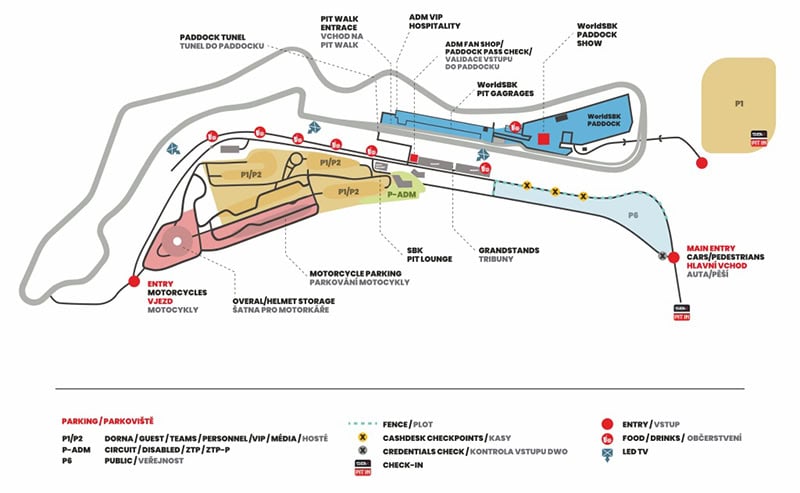 Superbike Most 2024 - program, vstupenky, výsledky, kde sledovat 2 Autodrom Most okruh