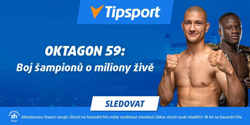 Oktagon 59 live na TV Tipsport