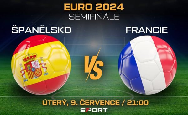 Španělsko – Francie semifinále ME ve fotbale 2024 – sestavy, live přenos, kurzy