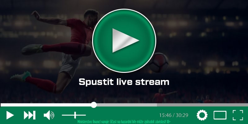 Zelený fotbal banner