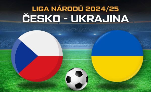 Česko – Ukrajina Liga národů 2024/25 – sestavy, live přenos, kurzy