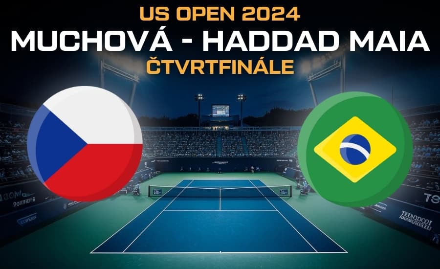 Muchová - Haddad Maia čtvrtfinále US Open - termín, srovnání, kurzy, kde sledovat 1 Muchová - Haddad Maia