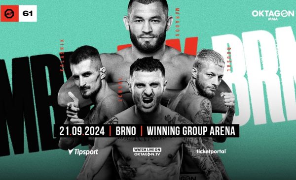 Oktagon 61 Brno [21.9.] – karta, program, Gamechanger, výsledky, live přenos