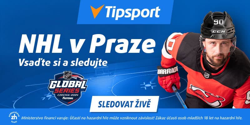 NHL v Praze 2024 - vstupenky, program, týmy, live přenosy 2 Vsaďte si a sledujte NHL v Praze na TV Tipsport