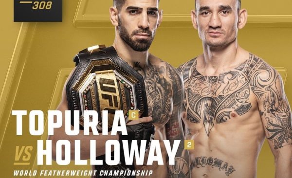 UFC 308: Topuria vs. Holloway – program, fight card, kurzy, live stream zdarma