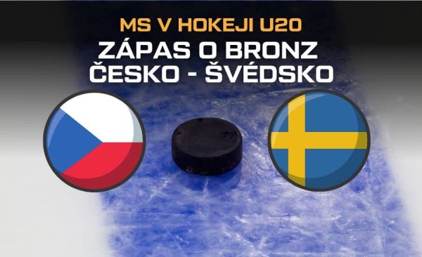 Česko – Švédsko zápas o bronz na MS juniorů live [5.1.] v TV, online, livestream, sestavy, kurzy
