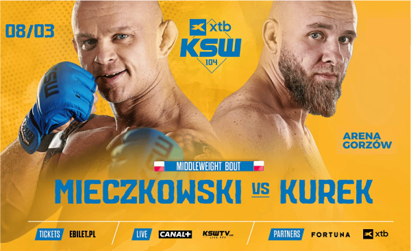 KSW 104 Gorzów – program, fight card, kde sledovat živě zdarma