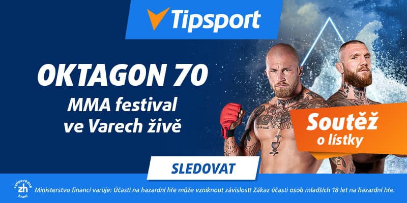 Oktagon 70 živě na TV Tipsport