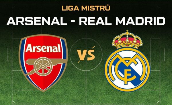 Arsenal – Real Madrid dnes [8.4.] živě v TV, online, sestavy, kurzy
