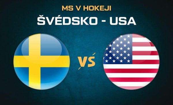 Švédsko – USA |24.5.| livestream MS v hokeji 2025, sestavy, kurzy, analýza