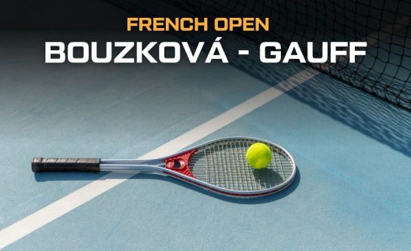 Bouzková – Gauff |31.5.| Roland Garros 2025, live stream zdarma, bilance, kurzy