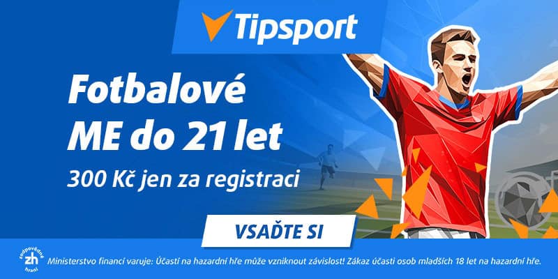 Česko na EURO U21 2025 - program, tabulka, nominace, live přenosy 2 Fotbalové ME do 21 let s bonusem na Tipsportu