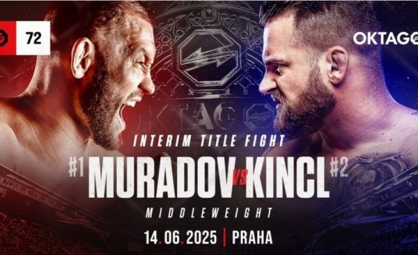 Muradov vs. Kincl živě na Oktagon 72 Eden – livestream zdarma, analýza, tipy