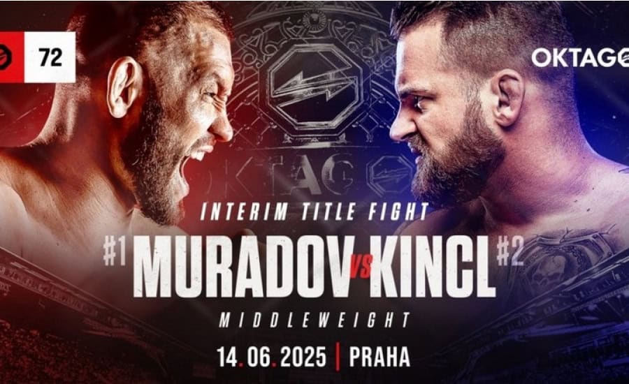 Muradov vs. Kincl živě na Oktagon 72 Eden - livestream zdarma, analýza, tipy 1 Muradov vs. Kincl na Oktagon 72