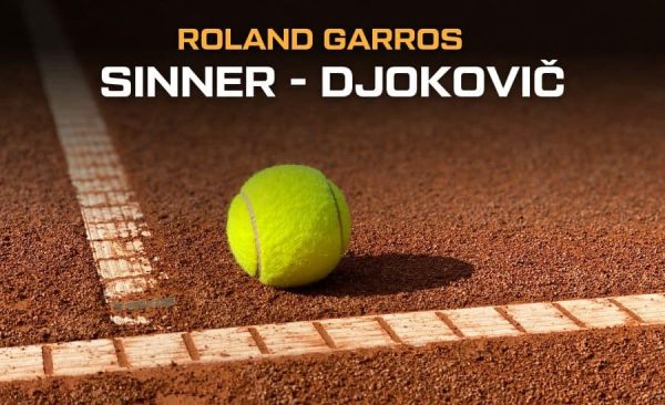 Sinner – Djoković živě |6.6.| livestream semifinále Roland Garros 2025 zdarma, bilance, kurzy