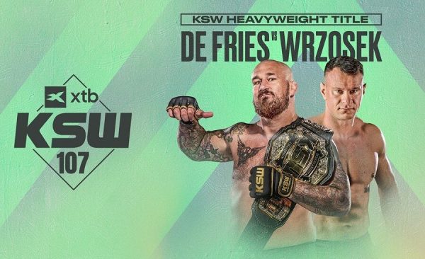 KSW 107 Gdaňsk – program, fight card, kurzy, kde sledovat živě