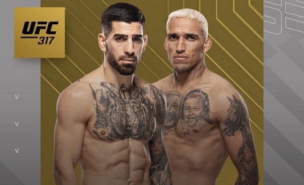 UFC 317 program, fight card, kurzy, live stream zdarma
