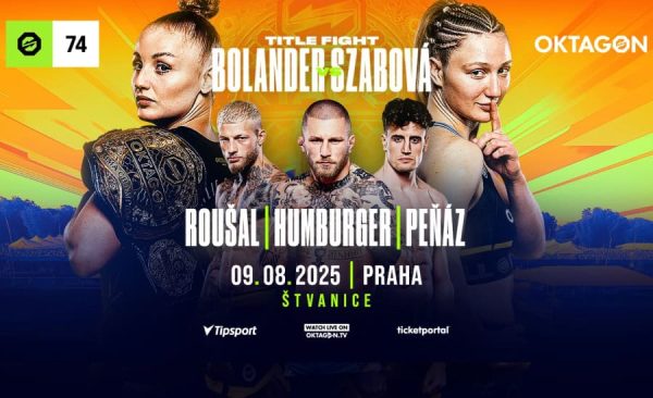Oktagon 74 Štvanice |9.8.| – livestream zdarma, program, karta, výsledky