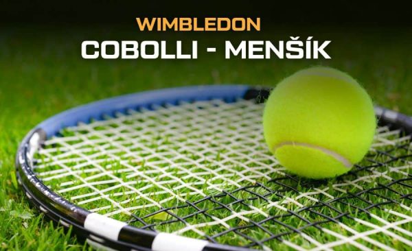 Cobolli – Menšík |5.7.| 3. kolo Wimbledonu – livestream zdarma, bilance, kurzy