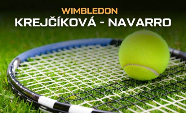Krejčíková – Navarro |5.7.| Livestream z 3. kola Wimbledonu zdarma, bilance, kurzy