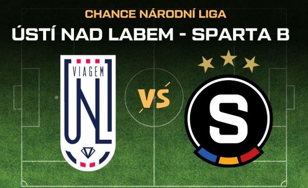 Viagem Ústí nad Labem – Sparta Praha B |2.8.| live stream zdarma, kurzy, sestavy a další informace o zápasu