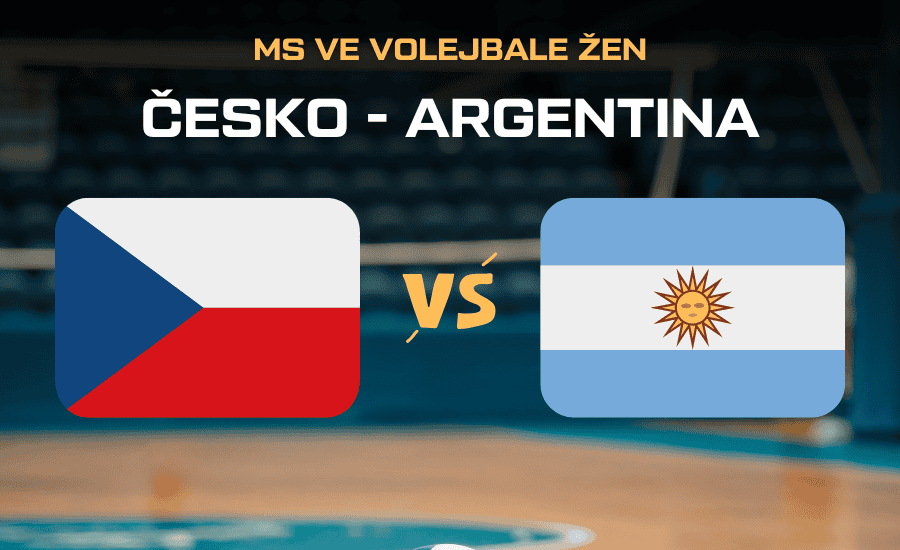 Česko - Argentina živě |22.8.| live stream MS ve volejbale žen zdarma, TV přenos, sestavy, kurzy 1 Česko - Argentina na MS ve volejbale žen