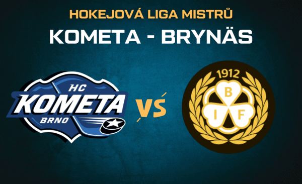 Kometa – Brynäs |29.8.| – live stream zdarma z 1. kola hokejové Ligy mistrů, sestavy, kurzy