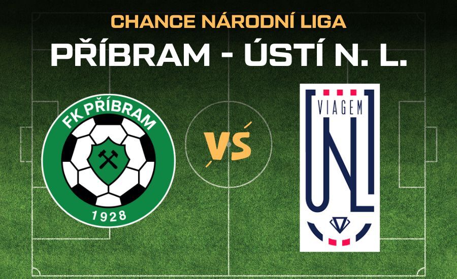 Příbram - Ústí nad Labem zápas Chance národní ligy