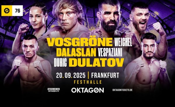 Oktagon 76 Frankfurt |20.9.| – karta, program, livestream zdarma, výsledky a další