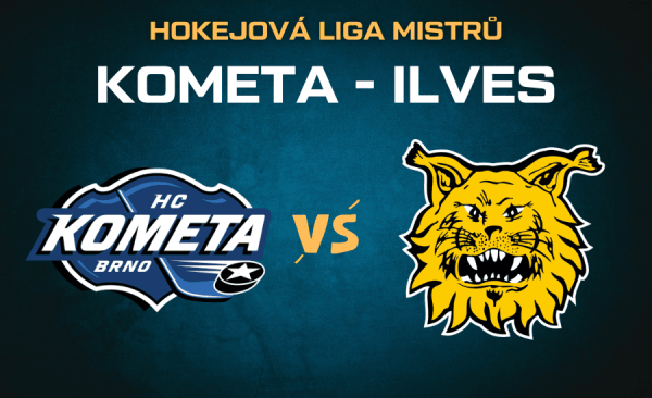 Kometa Brno – Ilves |8.10.| live stream hokejové Ligy mistrů zdarma, sestavy, kurzy