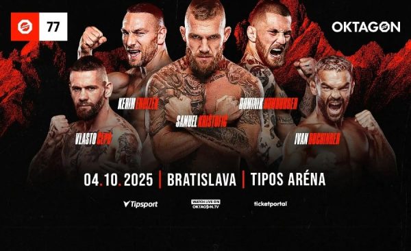Oktagon 77 Bratislava |4.10.| – karta, program, livestream zdarma, výsledky a další